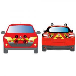 Kit J-R AVT+ARR TOTAL - RENAULT Mégane 3 Estate Phase 1 (2008-2012)