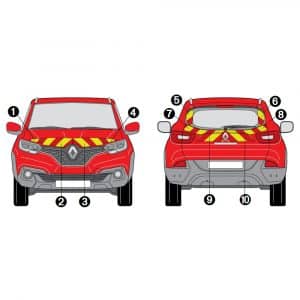 Kit J-R AVT+ARR PARTIEL - RENAULT Kadjar (2015-2017)