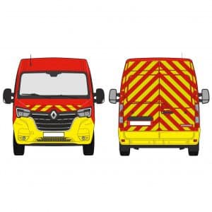Kit Jaune-Rouge Total - RENAULT Master H2 Tôlé (2019)