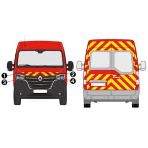 Kit Jaune-Rouge Total - RENAULT Master H2 Vitré (2019)