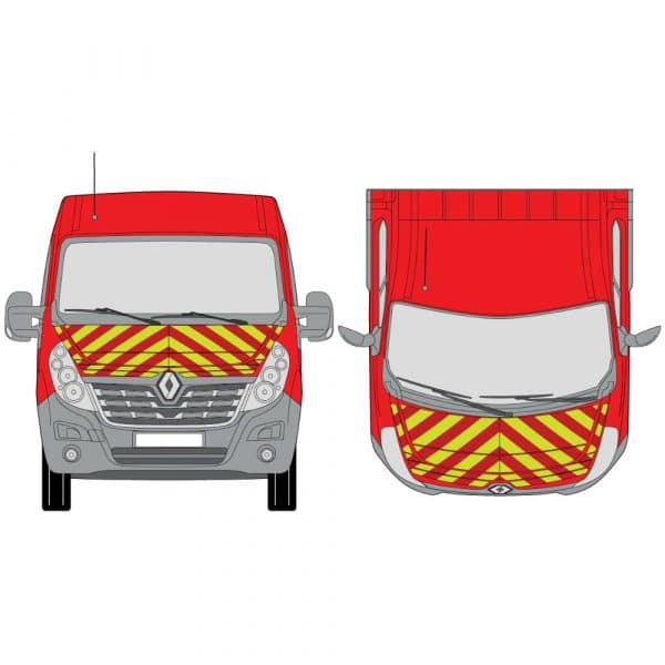 Kit Jaune-Rouge Avant Total - RENAULT Master (2014-2019)