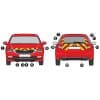 Kit Jaune-Rouge Partiel - SKODA Octavia Combi 3 Phase 2 (2017-2021)