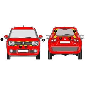 Kit J-R AVT+ARR PARTIEL - SUZUKI Ignis (2017-)