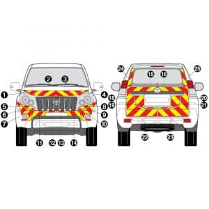 Kit J-R AVT+ARR TOTAL - TOYOTA Land Cruiser Prado (2012-2017)