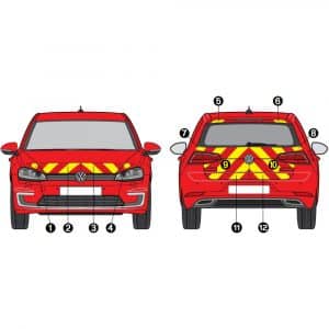 Kit J-R AVT+ARR TOTAL - VW Golf 7 (2017-)