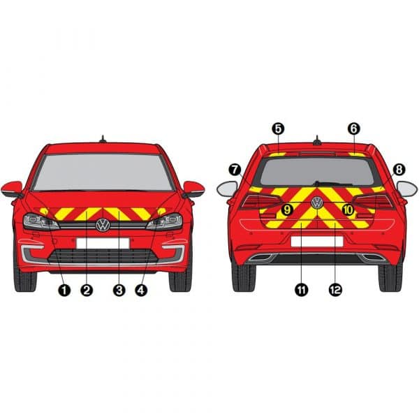 Kit J-R AVT+ARR TOTAL - VW Golf 7 (2017-)