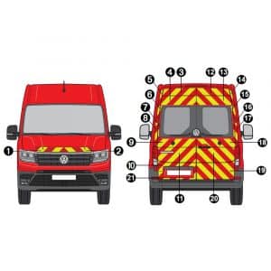 Kit J-R AVT+ARR TOTAL - VW Crafter H2 (2016-)