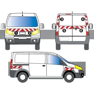 Kit R-B CL. A AVT+ARR+LAT - CITROËN Jumpy 2 Portes (2007-2012)
