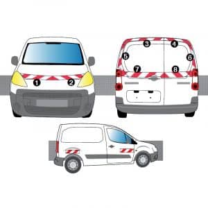 Kit R-B CL. A AVT+ARR+LAT - CITROËN Berlingo 2 Portes (2008-2013)