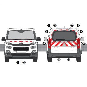 Kit R-B CL. A AVT+ARR - CITROËN Berlingo à Hayon (2018-)