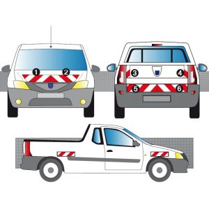 Kit R-B CL. A AVT+ARR+LAT - DACIA Logan Pick-Up (2009-)