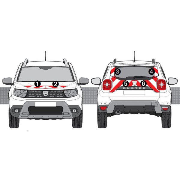 Kit R-B CL. A AVT+ARR - DACIA Duster (2018-2021)