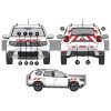 Kit Rouge-Blanc CL. A AVT+ARR+LAT - DACIA Duster (2021)