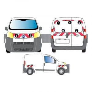 Kit R-B CL. A AVT+ARR+LAT - FIAT Fiorino 2P (2007-2016)
