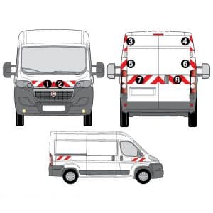 Kit Rouge-Blanc CL. A Standard - FIAT Ducato H2 (2014-2024)