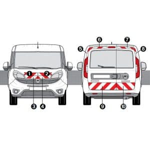 Kit R-B CL. A AVT+ARR - FIAT Doblo Cargo 2P (2018-)