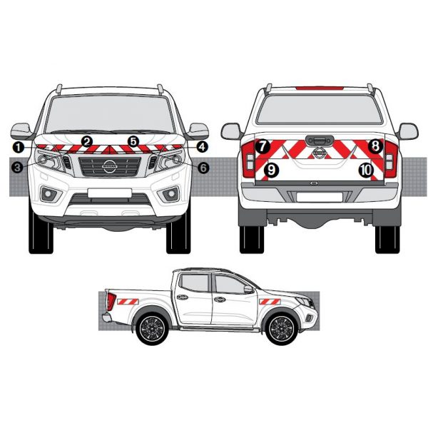 Kit R-B CL. A AVT+ARR+LAT - Nissan Navara (2015-)