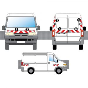 Kit R-B CL. A AVT+ARR+LAT - PEUGEOT Boxer H1 (2002-2006)