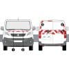 Kit Rouge-Blanc CL. A Standard - PEUGEOT Expert KO 2 Portes (2016)