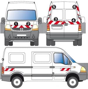 Kit Rouge-Blanc CL. A Standard - RENAULT Mascott H2 (2005-)