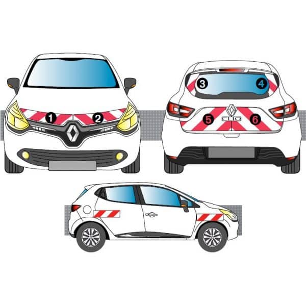 Kit R-B CL. A AVT+ARR+LAT - RENAULT Clio 4 (2012-)