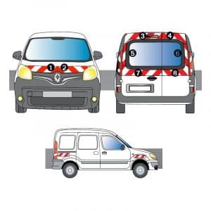 Kit R-B CL. A AVT+ARR+LAT - RENAULT Kangoo à 2 portes (2013-2020)