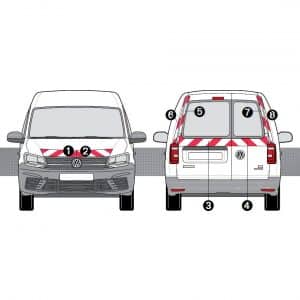 Kit R-B CL. A AVT+ARR - VW Caddy IV 2P (2015-)