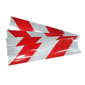Kit Rouge-Blanc Classe B de 6 bandes pour Benne