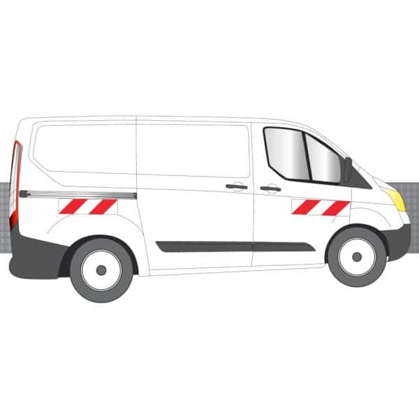 Kit Rouge-Blanc CL.B AVT+ARR+LAT - FORD Transit Custom 2P (2012-2016) – Image 2