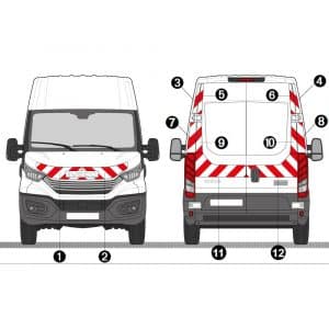 Kit Rouge Blanc CL. B Standard - IVECO Daily H2 (2024)
