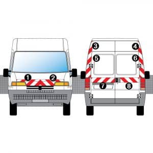Kit R-B CL. B AVT+ARR - PEUGEOT Boxer H2 (1994-2002)