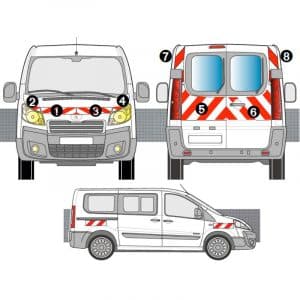 Kit R-B CL. B AVT+ARR+LAT - PEUGEOT Expert 2P (2013-2016)