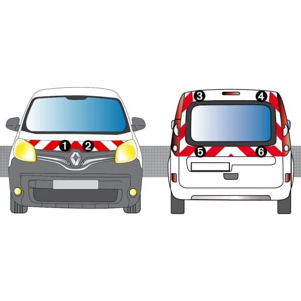 Kit R-B CL. B AVT+ARR - RENAULT Kangoo à Hayon (2013-)