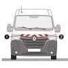 Kit Rouge-Blanc CL. B AVANT - RENAULT Master (2019)