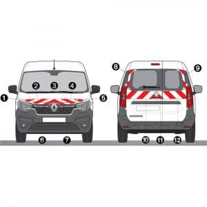 Kit Rouge-Blanc CL. B Standard - RENAULT Express Van (2021)