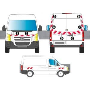 Kit R-B CL. B AVT+ARR+LAT - VW Crafter H2 (2006-2015)