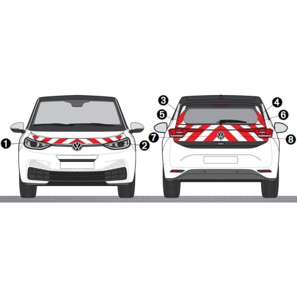 Kit Rouge-Blanc CL. B Standard - VW ID.3 (2020)