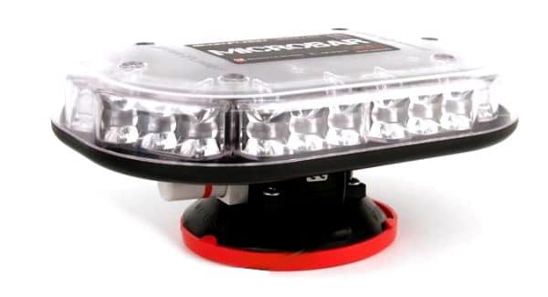 Microbar à ventouse sur batterie - LEDs Orange/Coiffe orange