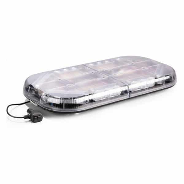 Mini rampe JUSTICE 59 cm - 48 LEDs - Coiffe incolore - Magnétique