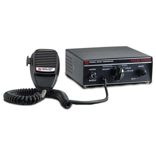 Module sirène 200W PA300 - 5 tonalités US - Microphone - 12V