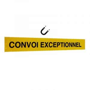 Panneau CONVOI EXCEPTIONNEL (1900 mm x 250 mm) – Magnétique
