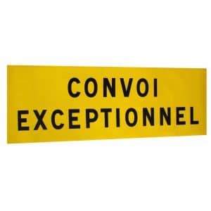 Panneau CONVOI EXCEPTIONNEL (1200 x 400 mm) - Aluminium