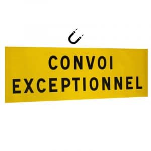 Panneau CONVOI EXCEPTIONNEL (1200 mm x 400 mm) – Magnétique