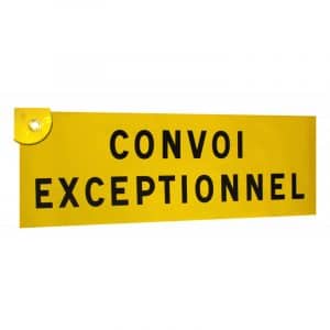 Panneau CONVOI EXCEPTIONNEL (1200 mm x 400 mm) - Tissu