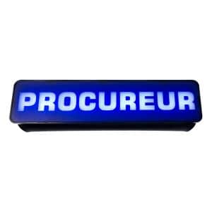 Plaque pare-soleil PROCUREUR - Lumineuse