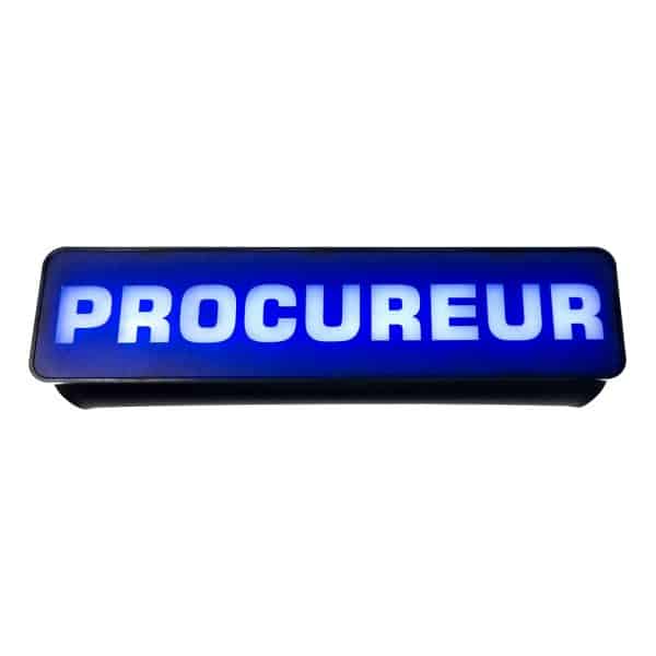 Plaque pare-soleil PROCUREUR - Lumineuse