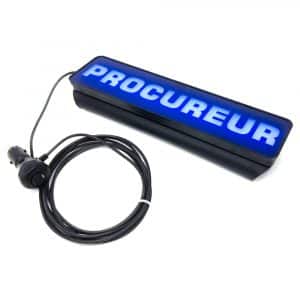 Alternative view of Plaque pare-soleil PROCUREUR - Lumineuse