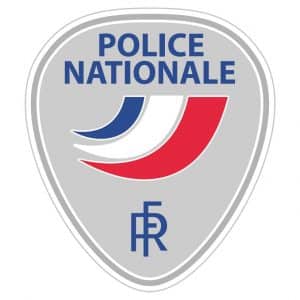 Ecusson Police Nationale - Petit modèle 105 mm x 120 mm