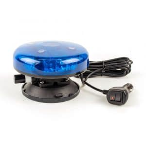 Gyrophare TORNADO V2 - 12 LEDs - Bleu - Sur ventouse