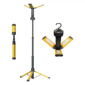 Projecteur sur pied TOWER PRO 2K - Hybride et Pliable - 2000 Lumens